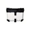 Aluminum white motorcycle top box